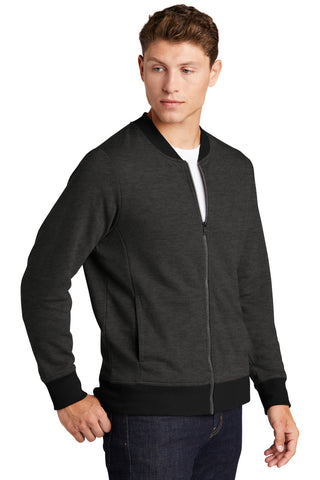 Sport-Tek Lightweight French Terry Bomber (Heather Black)