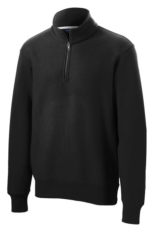 Sport-Tek Super Heavyweight 1/4-Zip Pullover Sweatshirt (Black)