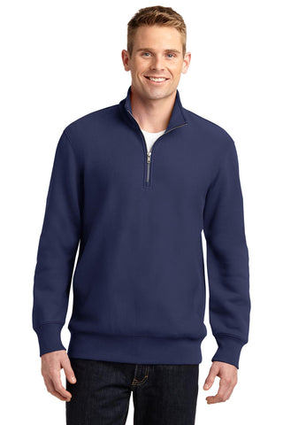 Sport-Tek Super Heavyweight 1/4-Zip Pullover Sweatshirt (True Navy)