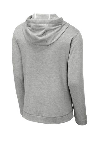 Sport-Tek PosiCharge Tri-Blend Wicking Fleece Hooded Pullover (Light Grey Heather)