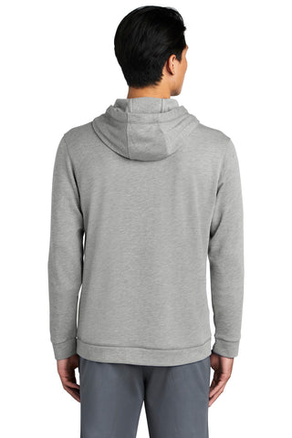 Sport-Tek PosiCharge Tri-Blend Wicking Fleece Hooded Pullover (Light Grey Heather)