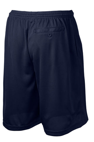 Sport-Tek PosiCharge Tough Mesh Pocket Short (True Navy)