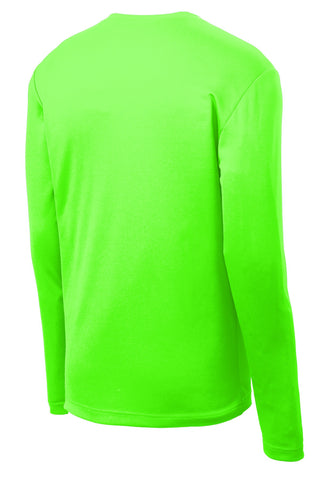 Sport-Tek PosiCharge RacerMesh Long Sleeve Tee (Neon Green)