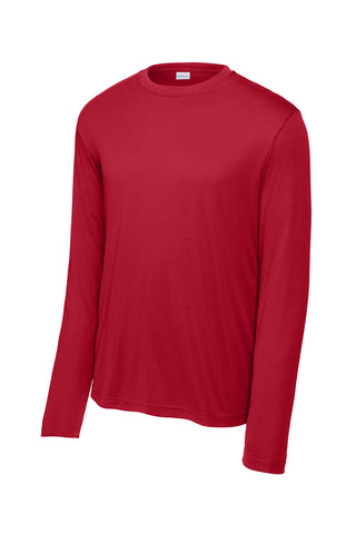 Sport-Tek Long Sleeve PosiCharge Competitor Tee (Deep Red)