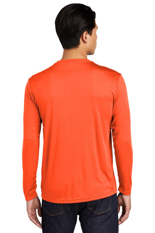 Sport-Tek Long Sleeve PosiCharge Competitor Tee (Neon Orange)