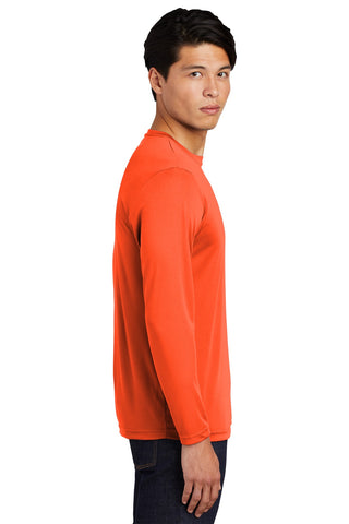 Sport-Tek Long Sleeve PosiCharge Competitor Tee (Neon Orange)
