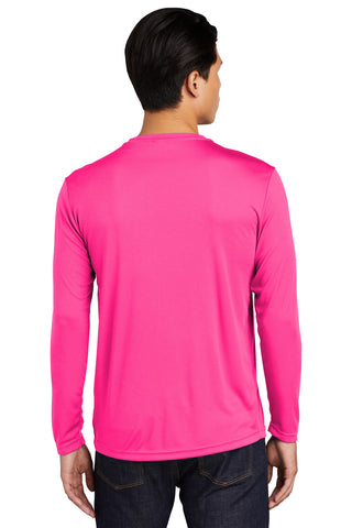 Sport-Tek Long Sleeve PosiCharge Competitor Tee (Neon Pink)