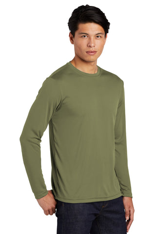 Sport-Tek Long Sleeve PosiCharge Competitor Tee (Olive Drab Green)