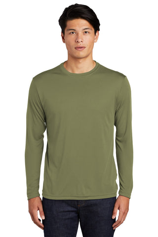 Sport-Tek Long Sleeve PosiCharge Competitor Tee (Olive Drab Green)