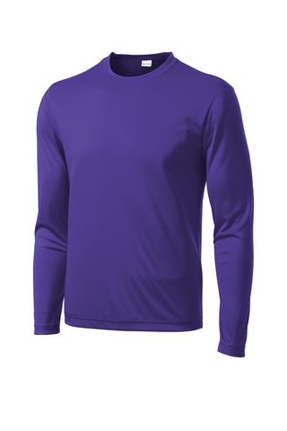 Sport-Tek Long Sleeve PosiCharge Competitor Tee (Purple)
