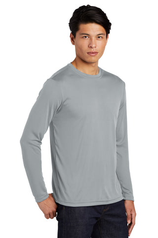 Sport-Tek Long Sleeve PosiCharge Competitor Tee (Silver)