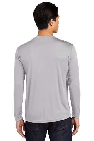 Sport-Tek Long Sleeve PosiCharge Competitor Tee (Silver)