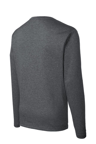 Sport-Tek Long Sleeve Heather Contender Tee (Graphite Heather)