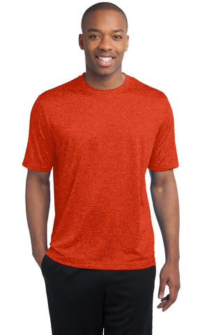 Sport-Tek Heather Contender Tee (Deep Orange Heather)