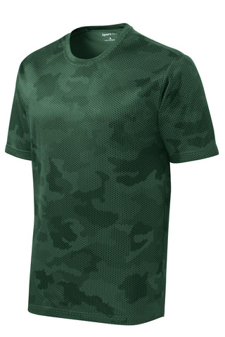 Sport-Tek CamoHex Tee (Forest Green)