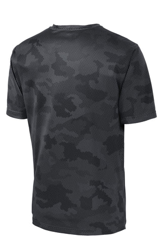 Sport-Tek CamoHex Tee (Iron Grey)