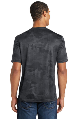 Sport-Tek CamoHex Tee (Iron Grey)