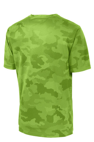 Sport-Tek CamoHex Tee (Lime Shock)