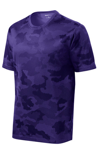 Sport-Tek CamoHex Tee (Purple)