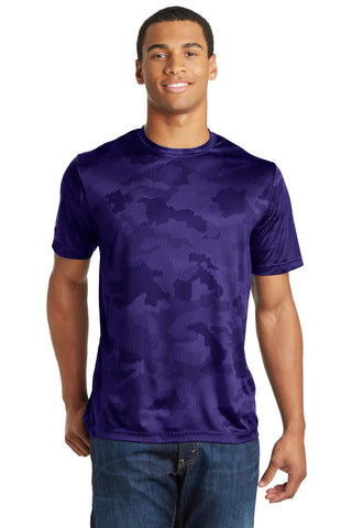 Sport-Tek CamoHex Tee (Purple)