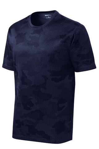 Sport-Tek CamoHex Tee (True Navy)