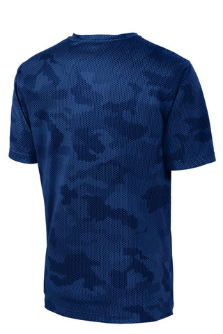 Sport-Tek Youth CamoHex Tee (True Royal)