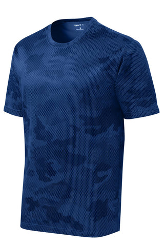 Sport-Tek Youth CamoHex Tee (True Royal)