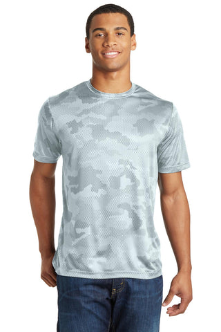 Sport-Tek CamoHex Tee (White)