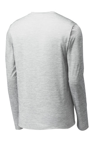 Sport-Tek PosiCharge Long Sleeve Electric Heather Tee (Silver Electric)