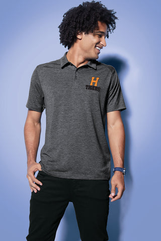 Sport-Tek PosiCharge Tri-Blend Wicking Polo (True Navy Heather)