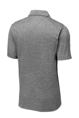 Sport-Tek PosiCharge Tri-Blend Wicking Polo (Dark Grey Heather)