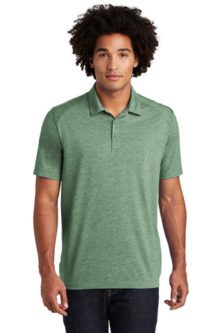 Sport-Tek PosiCharge Tri-Blend Wicking Polo (Forest Green Heather)