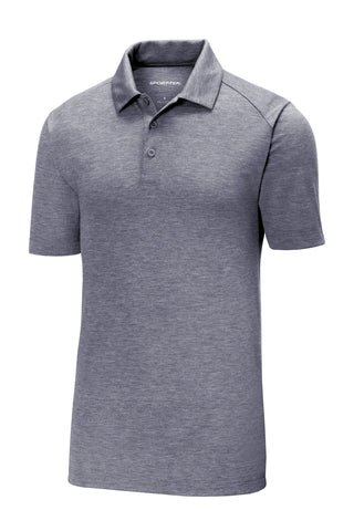 Sport-Tek PosiCharge Tri-Blend Wicking Polo (True Navy Heather)