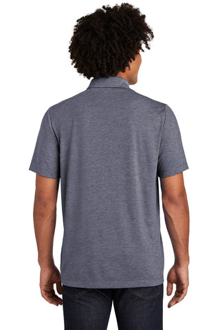 Sport-Tek PosiCharge Tri-Blend Wicking Polo (True Navy Heather)