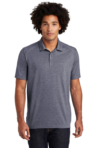 Sport-Tek PosiCharge Tri-Blend Wicking Polo (True Navy Heather)