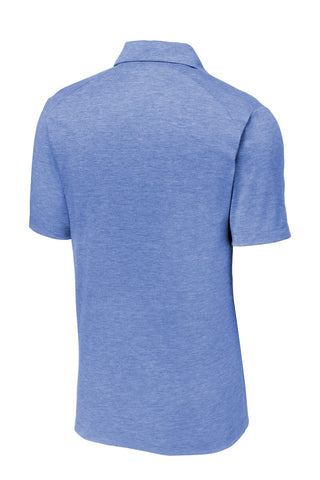 Sport-Tek PosiCharge Tri-Blend Wicking Polo (True Royal Heather)