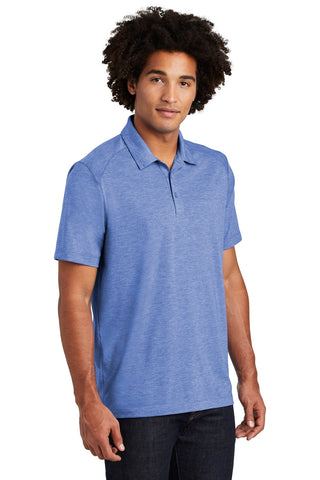 Sport-Tek PosiCharge Tri-Blend Wicking Polo (True Royal Heather)