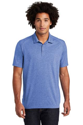 Sport-Tek PosiCharge Tri-Blend Wicking Polo (True Royal Heather)