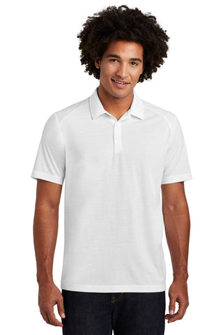 Sport-Tek PosiCharge Tri-Blend Wicking Polo (White Triad Solid)