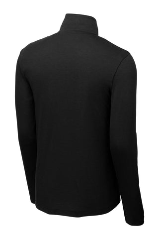 Sport-Tek PosiCharge Tri-Blend Wicking 1/4-Zip Pullover (Black Triad Solid)