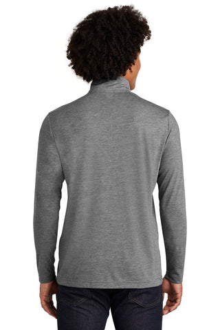 Sport-Tek PosiCharge Tri-Blend Wicking 1/4-Zip Pullover (Dark Grey Heather)