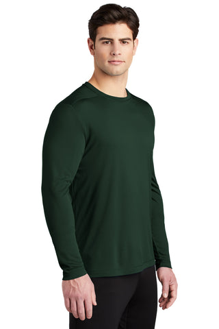 Sport-Tek Posi-UV Pro Long Sleeve Tee (Forest Green)