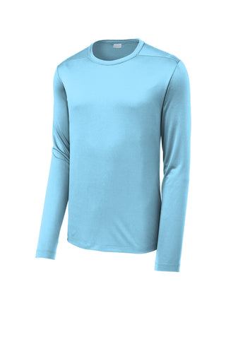 Sport-Tek Posi-UV Pro Long Sleeve Tee (Light Blue)