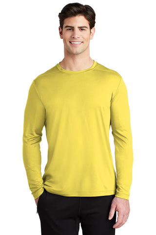Sport-Tek Posi-UV Pro Long Sleeve Tee (Yellow)