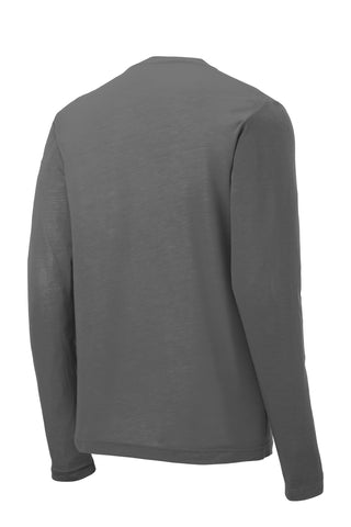 Sport-Tek Long Sleeve PosiCharge Competitor Cotton Touch Tee (Dark Smoke Grey)