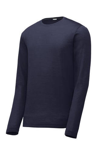 Sport-Tek Long Sleeve PosiCharge Competitor Cotton Touch Tee (True Navy)