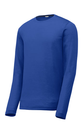 Sport-Tek Long Sleeve PosiCharge Competitor Cotton Touch Tee (True Royal)