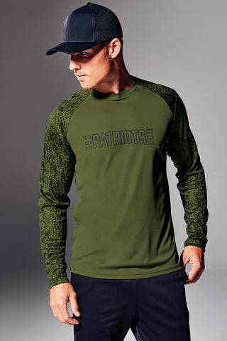 Sport-Tek Long Sleeve Digi Camo Tee (Olive Drab Green)