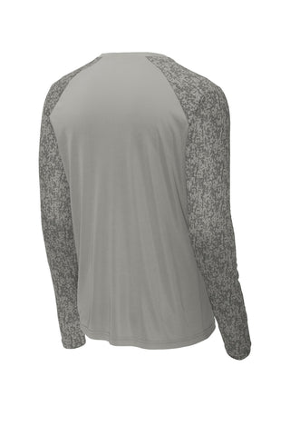 Sport-Tek Long Sleeve Digi Camo Tee (Grey Concrete)