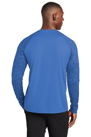 Sport-Tek Long Sleeve Digi Camo Tee (True Royal)